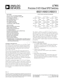 ADG511BR-REEL7 Datasheet Cover