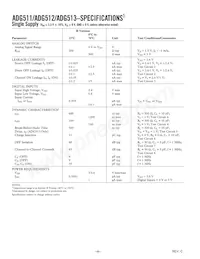 ADG511BR-REEL7 Datasheet Page 4