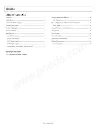 ADG5204BRUZ-RL7 Datasheet Page 2