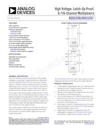 ADG5207BRUZ-RL7 Datenblatt Cover