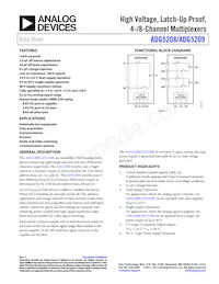 ADG5209BRUZ-RL7 Datasheet Copertura