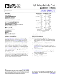 ADG5213BRUZ-RL7 Datasheet Cover