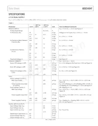 ADG5404FBCPZ-RL7 Datasheet Page 3