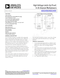 ADG5409BCPZ-REEL7 Datasheet Cover
