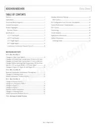 ADG5409BCPZ-REEL7 Datasheet Page 2
