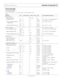 ADG5409TCPZ-EP Datasheet Page 3