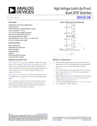 ADG5412WBCPZ-REEL7 Datasheet Cover