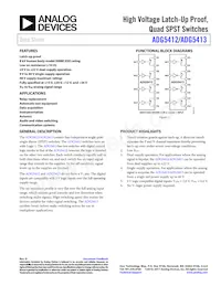 ADG5413BCPZ-REEL7 Datenblatt Cover
