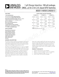 ADG613YRUZ-REEL Datasheet Cover