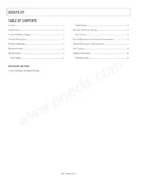 ADG619SRJZ-EP-RL7 Datasheet Page 2