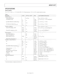 ADG619SRJZ-EP-RL7 Datasheet Page 3