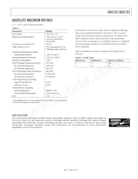 ADG701BRJ-500RL7 Datasheet Page 5