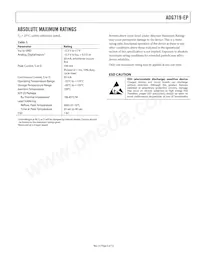 ADG719SRJZ-EP-R2 Datasheet Page 5