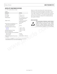 ADG726BCPZ-REEL Datasheet Page 9