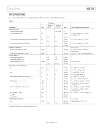 ADG736BRM-REEL Datasheet Page 3