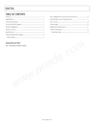 ADG736LBRMZ-REEL Datasheet Page 2