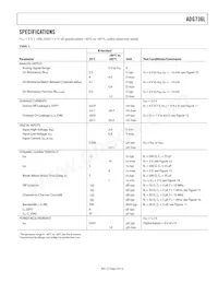 ADG736LBRMZ-REEL Datasheet Page 3