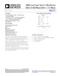 ADG772BCPZ-REEL Datasheet Copertura