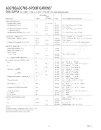 ADG786BCPZ-REEL7 Datasheet Page 4