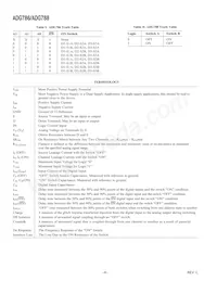 ADG786BCPZ-REEL7 Datasheet Page 6