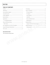 ADG796ABCPZ-REEL Datasheet Page 2