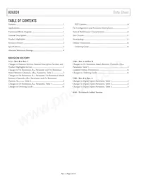 ADG824BCPZ-REEL7 Datasheet Page 2