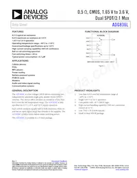 ADG836LYRM-REEL7 Datasheet Cover