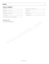 ADG839YKSZ-500RL7 Datasheet Page 2