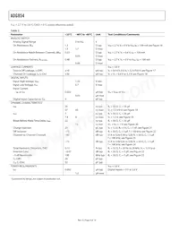 ADG854BCPZ-REEL Datasheet Page 4
