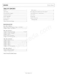 ADG884BCBZ-REEL Datasheet Page 2