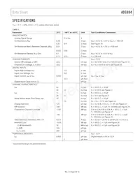 ADG884BCBZ-REEL Datasheet Page 3