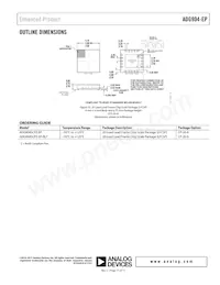 ADG904SCPZ-EP Datasheet Page 11