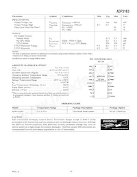 ADP3163JRUZ-REEL Datasheet Page 3