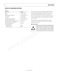 ADP3199AJCPZ-RL Datasheet Page 5