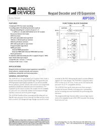 ADP5585ACPZ-03-R7 Datenblatt Cover