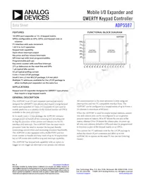 ADP5587ACPZ-1-R7 Datasheet Cover