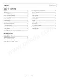 ADV3003ACPZ-R7 Datasheet Page 2