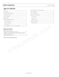 ADV3220ACPZ-R7 Datasheet Pagina 2