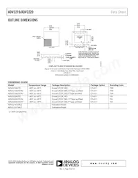 ADV3220ACPZ-R7 Datasheet Page 18