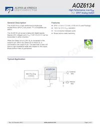 AOZ6134DI#A Datasheet Cover