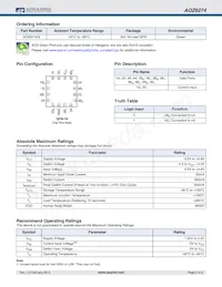 AOZ6274QI#A Datasheet Page 2