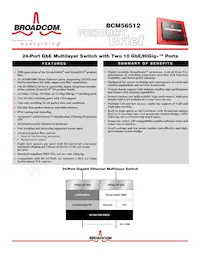 BCM56512SG01 Datasheet Cover