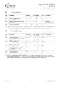 BTN7973BAUMA1 Datasheet Page 8