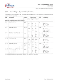 BTN7973BAUMA1 Datasheet Page 13