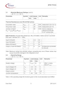 BTS7710GNUMA1 Datasheet Page 8