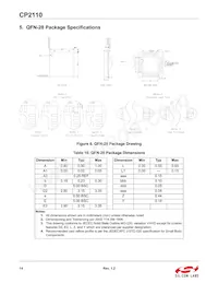 CP2110-F02-GM1R Datasheet Pagina 14