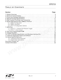 CP2112-F02-GMR Datasheet Pagina 3