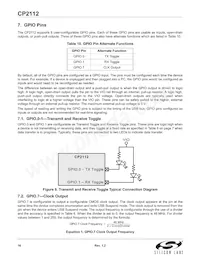 CP2112-F02-GMR Datasheet Pagina 16