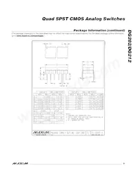 DG212EUE+T Datasheet Page 9