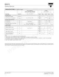 DG213DY-T1 Datasheet Pagina 4